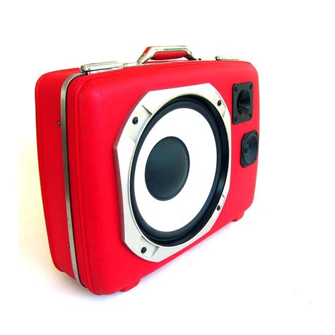 Bigred By Boomcase Boombox Vintage Suitcase Vintage Luggage