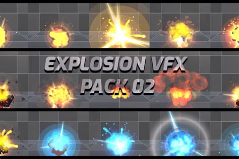 Explosion Stylized Vfx Pack Fire And Explosions Unity Asset Store