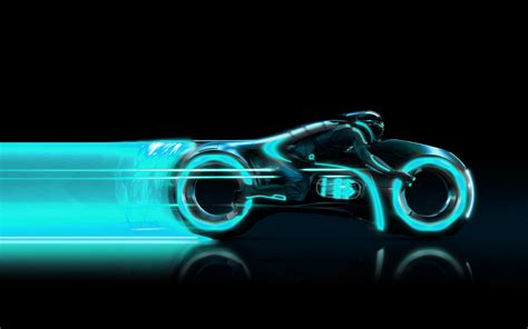 Tron Tron Legacy Lightcycle Side View Screens Wallpapers Hd