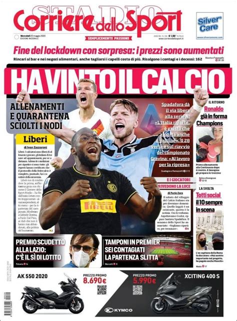 Periódico Corriere Dello Sport Italia Periódicos De Italia Toda La