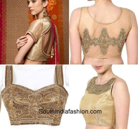 Gorgeous Gold Blouses You Should Flaunt This Wedding Season South India Fashion
