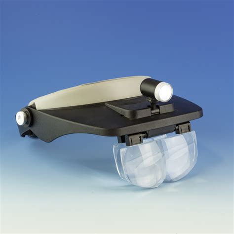 headband magnifier with led light and 4 lens set magnifico