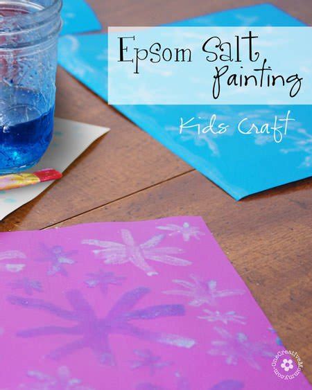 Epsom Salt Painting And Guest Post