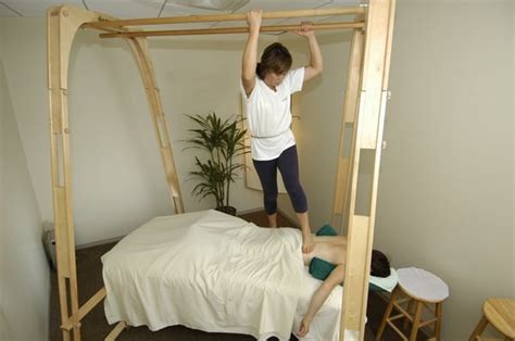 Ashiatsu Oriental Bar Therapy Swedish Massage Work Using The Feet Video Health
