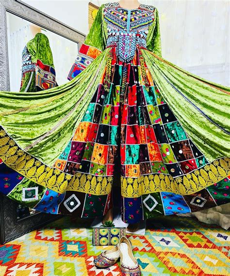 Bahar 1 Piecehandmade Afghan Traditional Dress Beaded Coin Crafted