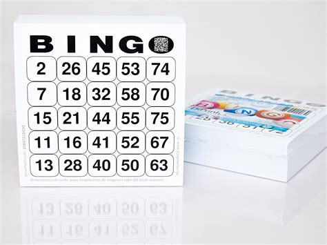 Bingo Cards 75 Numbers
