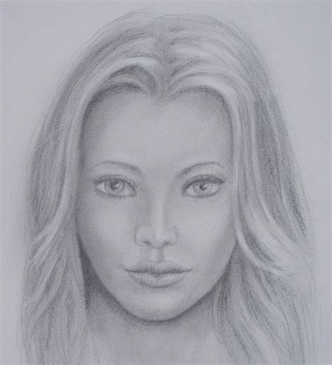 Realistic Face Drawing at PaintingValley.com | Explore collection of ...