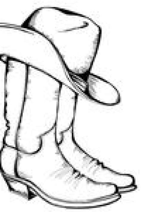 Free Cowboy Boot Outline Folioglyphs Cowboy Hat Cowboy Clipart 2