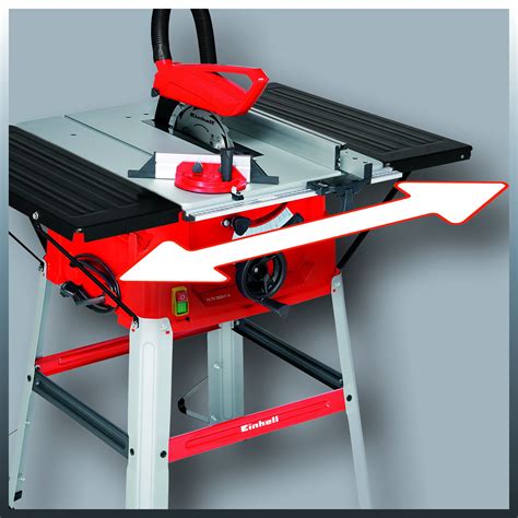 Einhell Tc Ts 20251 U Table Saw With 5000 Rpm Underframe Red Buy