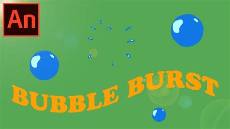 Adobe Animate Tutorial Animate Bursting Bubbles Youtube