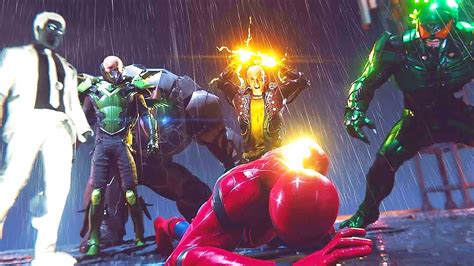 Spider Man Vs Sinister Six Almost Fight Scene 4k Ultra Hd Youtube