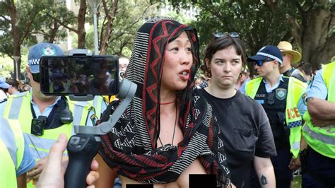 Christina Leung Naked Australia Day Protester Sentenced In Sydney NT