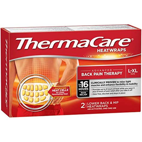 What to buy for back pain. ThermaCare Advanced Back Pain Therapy (2 Count) Heatwraps ...