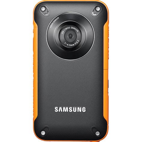 Samsung Hmx W300 Pocket Camcorder Orange Hmx W300ynxaa Bandh