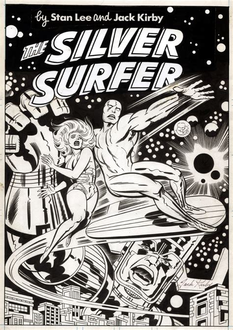 Capns Comics Silver Surfer Graphic Novel By Jack Kirby