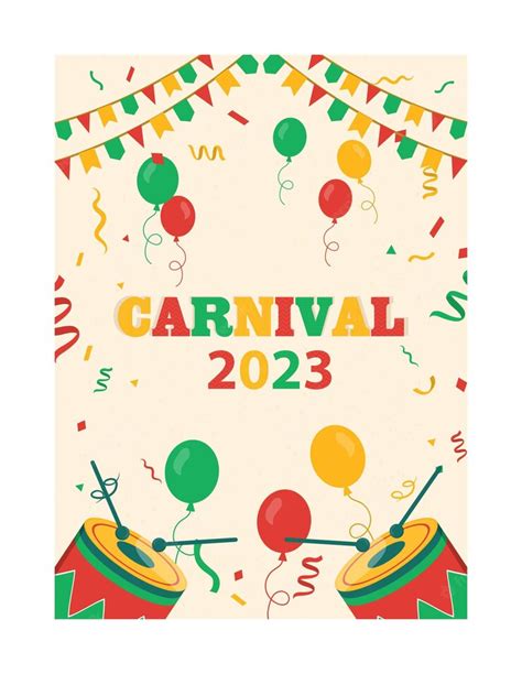 Premium Vector Carnival Poster Or Banner