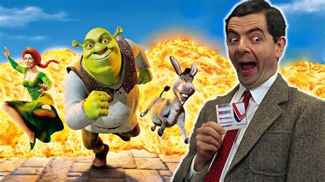 Mr Bean Watches Shrek Youtube