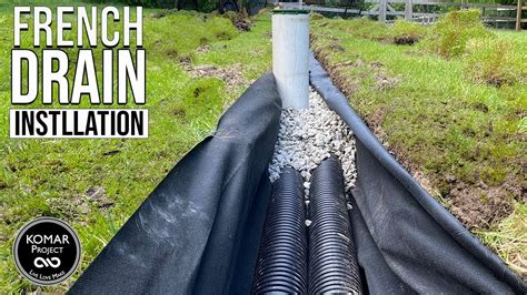 How To Install A French Drain That Actually Works Diy Project Youtube