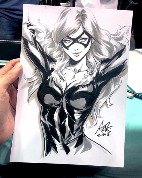 85200 Black Cat Commission At Nycc2018 Blackcat Artgerm200