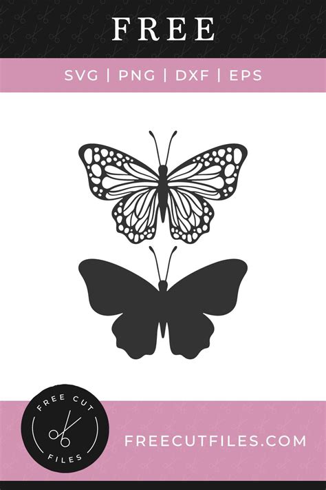 131 Cricut Template Butterfly Free Svg Butterfly Images SVG PNG EPS DXF