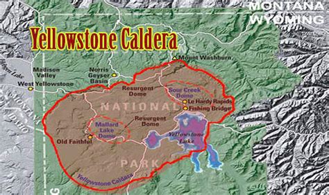The yellowstone eruption area collapsed upon itself, creating a sunken giant crater or caldera 1,500 square miles in area. Vulcanul Yellowstone tocmai a devenit cea mai mare bombă ...