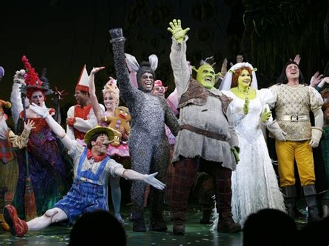 Photos Shrek The Musical Opening Night Curtain Call