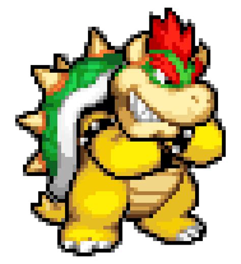 Hey pixel community, we have suspended redemption of the pixel x play points promotional offer. bowser pixel | Pixel Art Maker