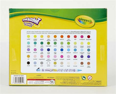 Crayola Twistables Colored Pencils Assorted Colors Pack Set