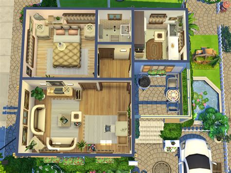 Tiny Suburban Home No Cc The Sims 4 Catalog