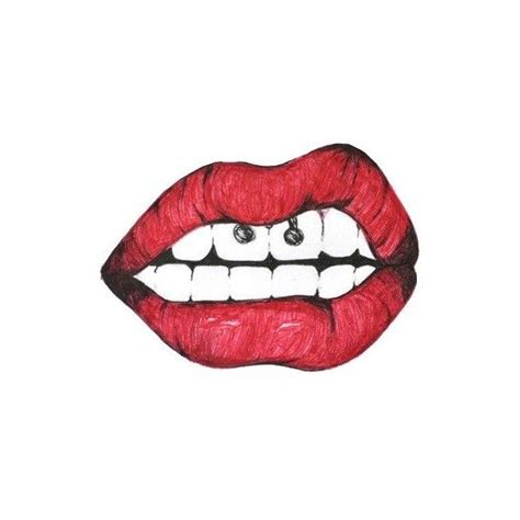 Tumblr Static Lips By Iconstinukok Liked On Polyvore Featuring Beauty