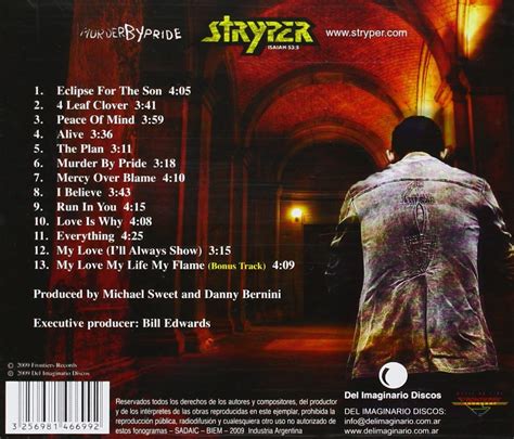 Classic Rock Covers Database Stryper Murder By Pride 2009