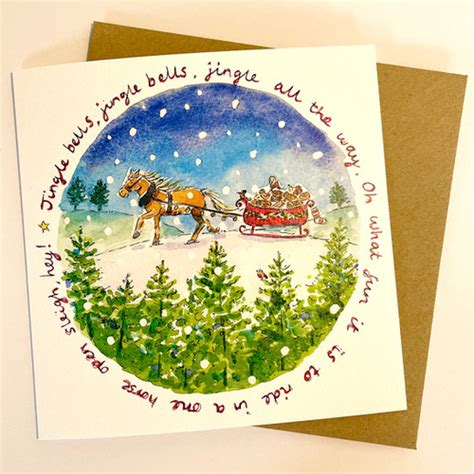 Jingle Bells Card Janine Drayson