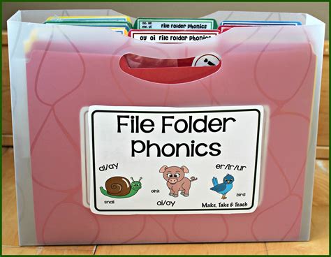 File Folder Phonics For Oi And Oy Make Take And Teach