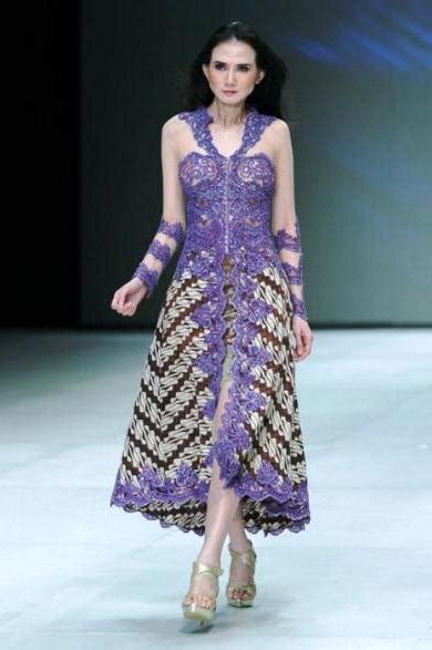 10 Model Baju Batik Kombinasi Brokat Kreasi Masa Kini Yang Elegan