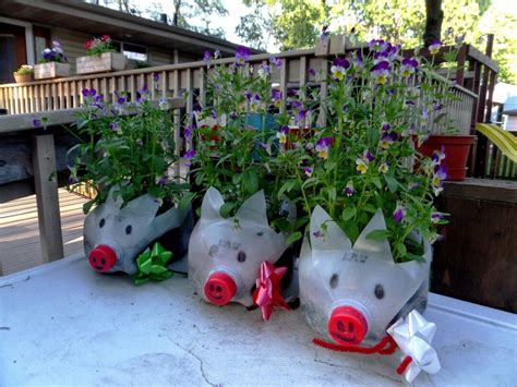 Milk Jugs Planters Recycled Garden Recycled Garden Planters