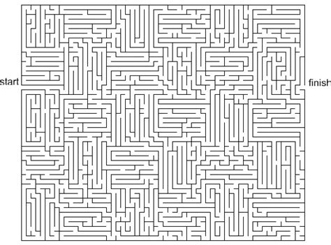 Printable mazes for adults