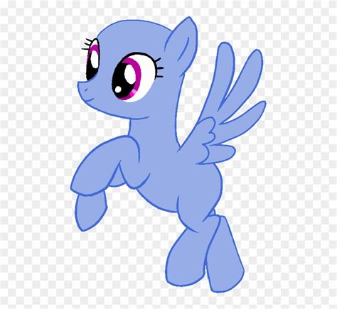 Mlp Pegasus Poses Base Pegasus Mlp Pony Happy Jumping Drawing Blank