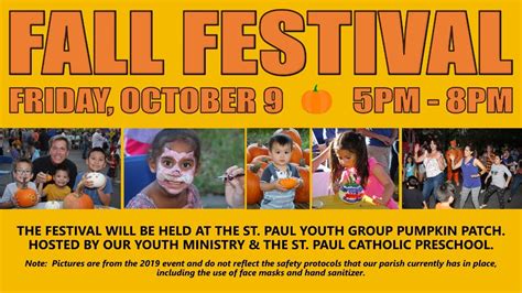 Oct 9 Fall Festival At St Paul Catholic Church Carrollwood Fl Patch