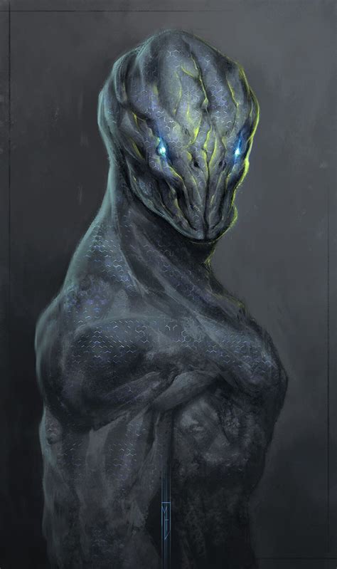 Alien Race Concept Art Adamsigo
