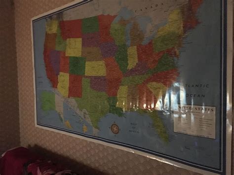 48x78 Huge United States Usa Classic Elite Wall Map Laminated