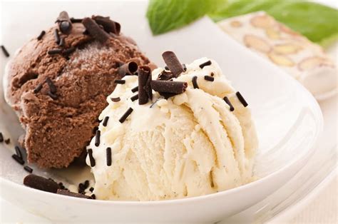 Ice Cream Delicious Food Chocolate Vanilla Dessert Hd Wallpaper