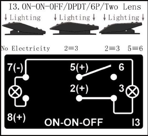 (battery power controlled by key switch). Dorman 84944 8 Pin Rocker Switch Wiring Diagram