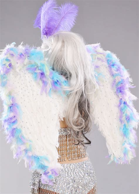 Deluxe Sparkle Unicorn Pastel Rainbow Feather Wings