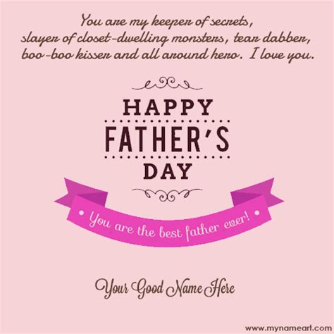 A joyful celebration, and gathering of all. Write Name On You Are The Best Father Quotes Pictures ...