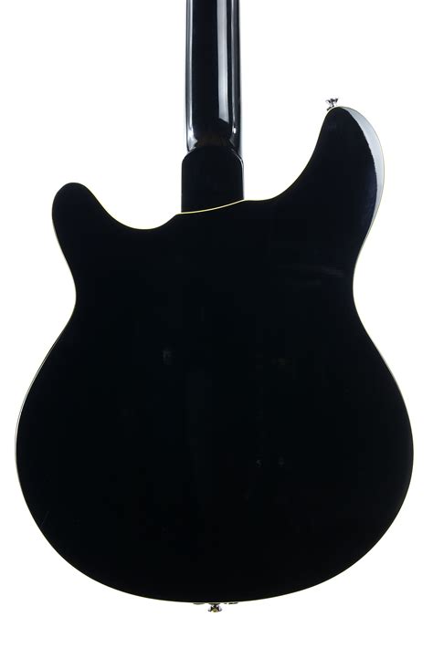 2012 Italia Rimini 12 String Black Semi Hollowbody Electric Guitar Kansas City Vintage Guitars
