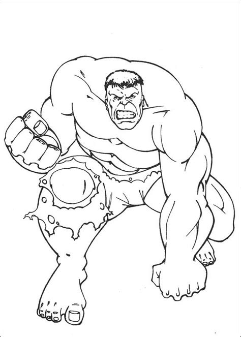 Dibujo 24 Hulk Para Colorear