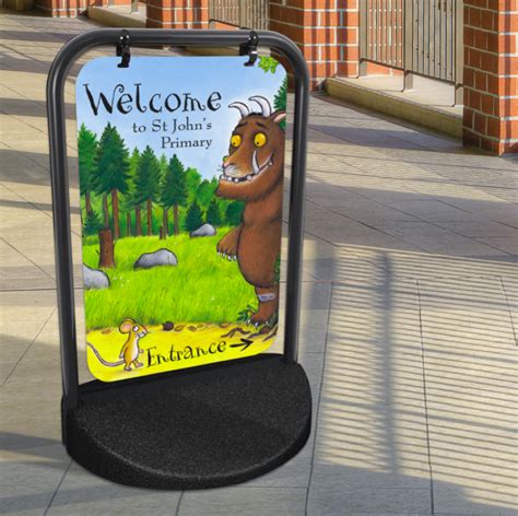 The Gruffalo School Sign Illustrated Swing Sign Charlie Fox Signs