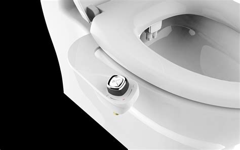 Bio Bidet Slimedge Simple Bidet Toilet Attachment In White With Dual