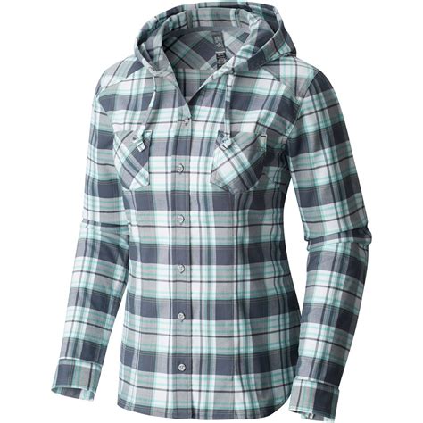 Mountain Hardwear Stretchstone Flannel Hooded Shirt Womens