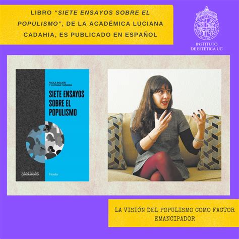 Libro Siete Ensayos Sobre El Populismo De La Acad Mica Luciana